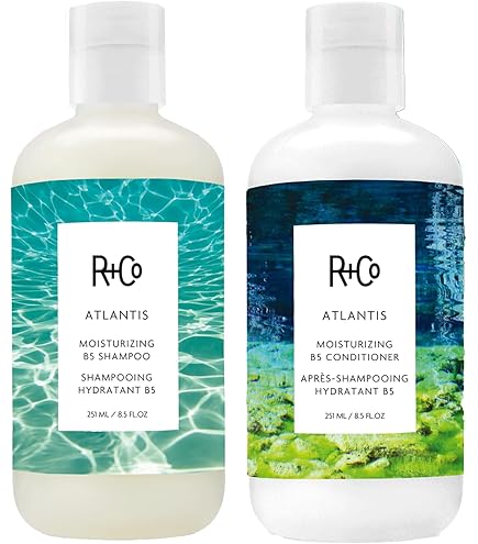 Amazon.com: R+Co Atlantis B5 Shampoo + Conditioner Travel Set